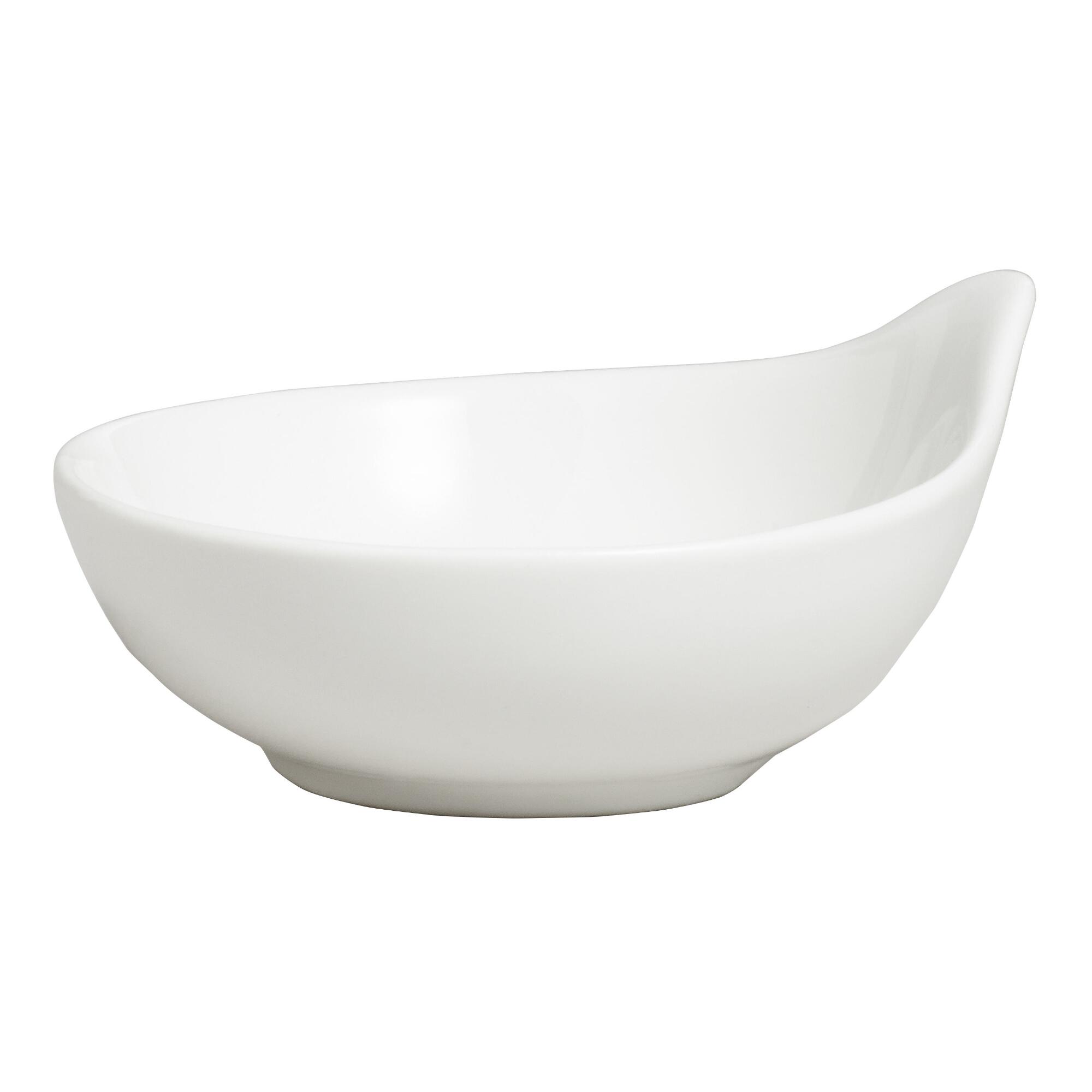 White Porcelain Tasting Bowls Set Of 6 by World Market