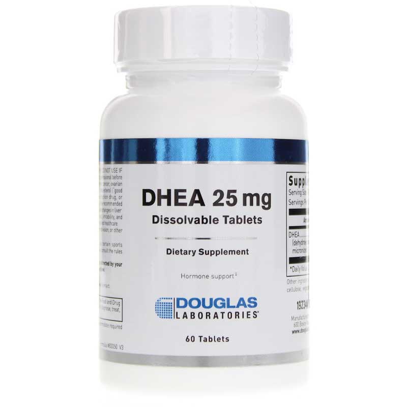 Douglas Laboratories Dhea 25 Mg Dissolvable Tablets 60 Tablets