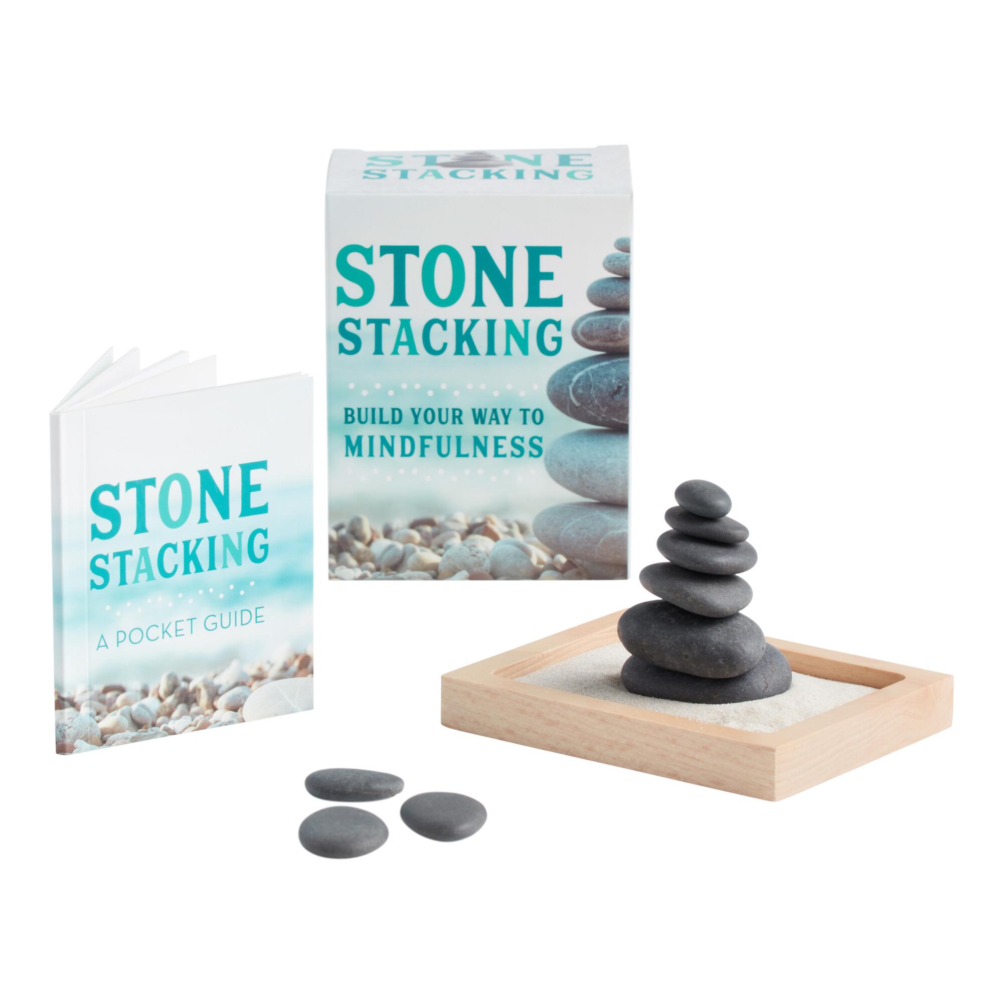 Stone Stacking Mindfulness Mini Kit: Blue/Gray by World Market