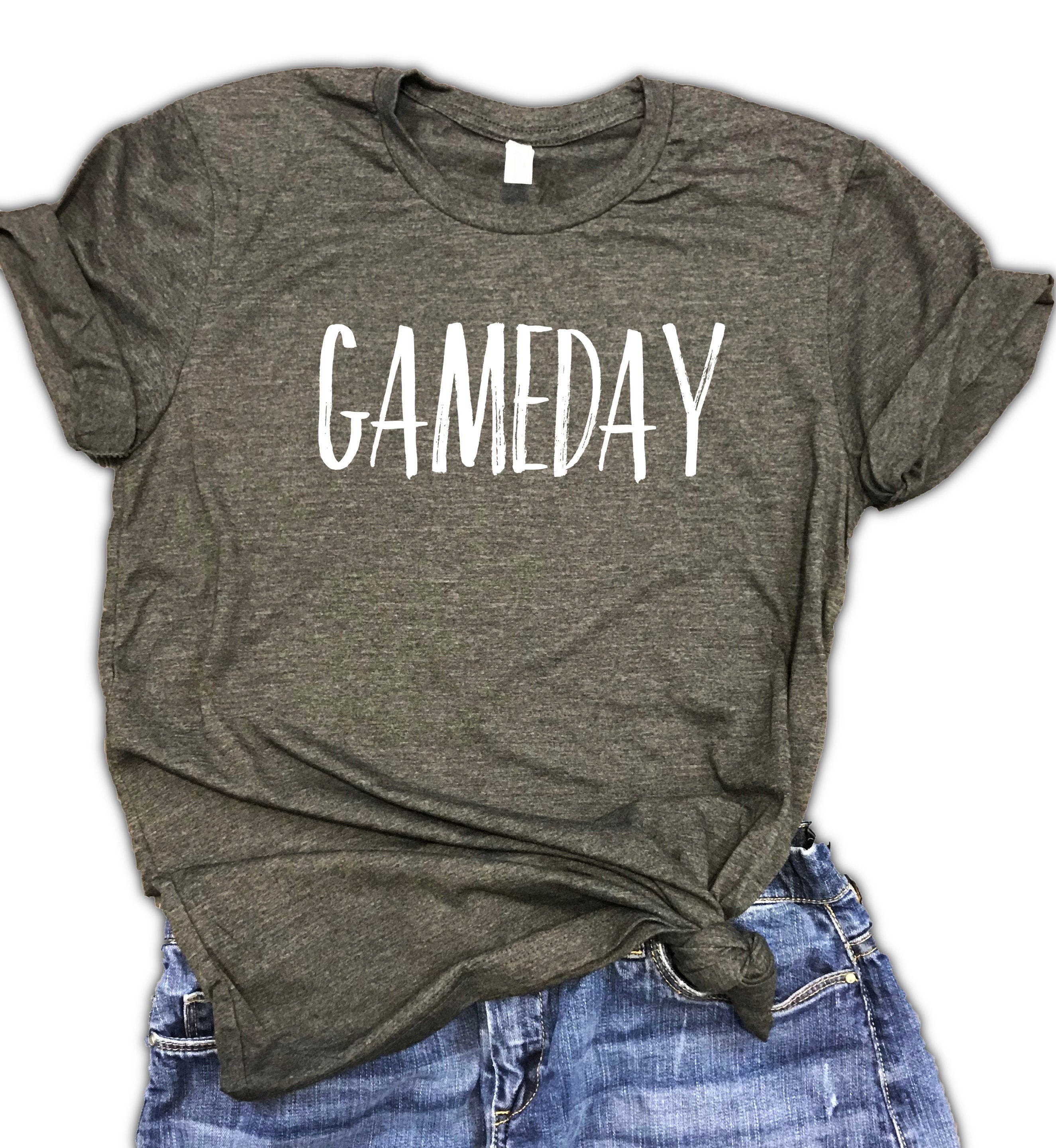 Gameday Unisex Relaxed Fit Soft Blend Tee - Football Shirt Mom Game Day Sunday Funday