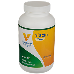 Niacin - Cholesterol Support - 250 MG (300 Capsules)