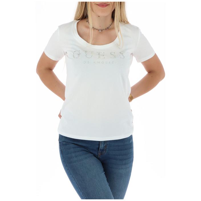 Guess Women's T-Shirt White 301118 - white XS
