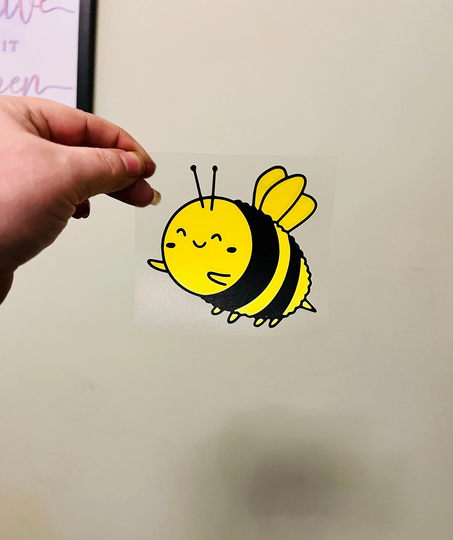 Buy Cute Chunky Bee Vinyl Decal Bee Car Decal Book Sticker Chonky ...
