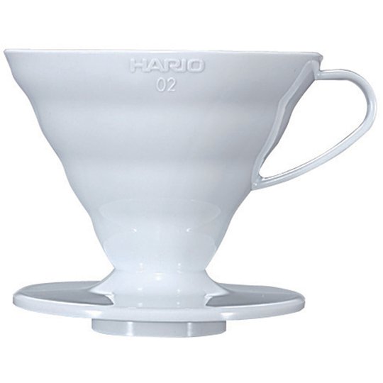 Hario 2 Cup Dripper V60 Vit keramik