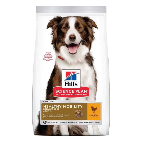 Hill's Science Plan Dog Adult Healthy Mobility Medium Chicken (2,5 kg)