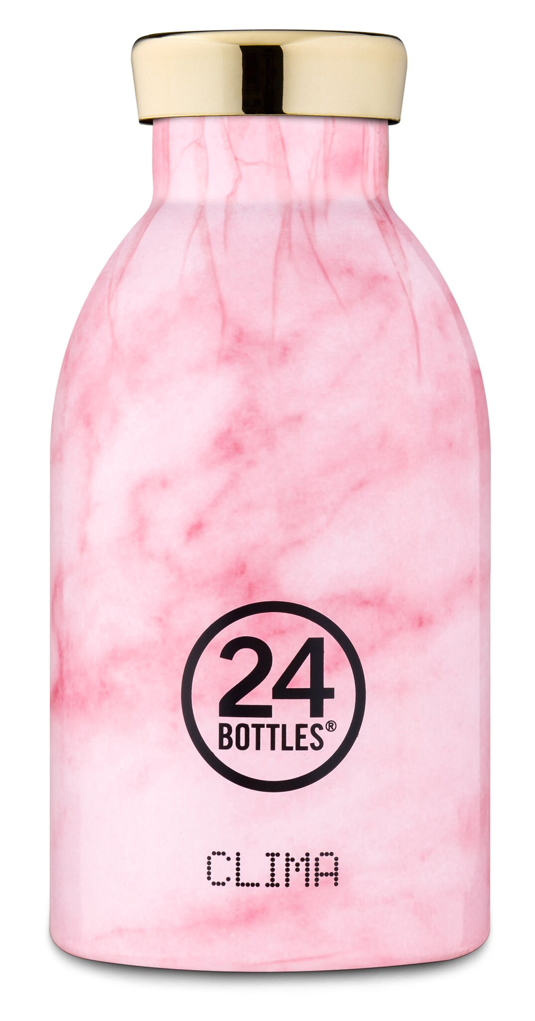 24 Bottles - Clima Bottle 0,33 L - Pink Marble
