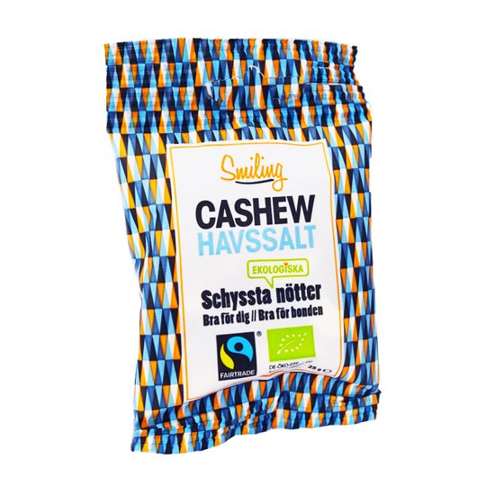Cashew-pähkinät, Merisuola 25g - 50% alennus