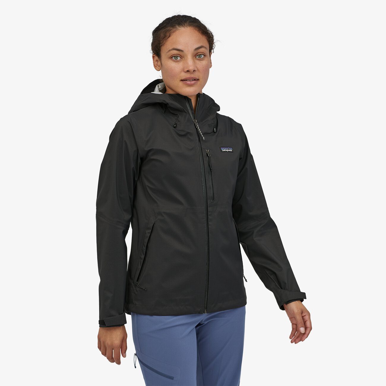 Patagonia Women's Rainshadow Jacket - 100% Recycled Nylon, Black / XS