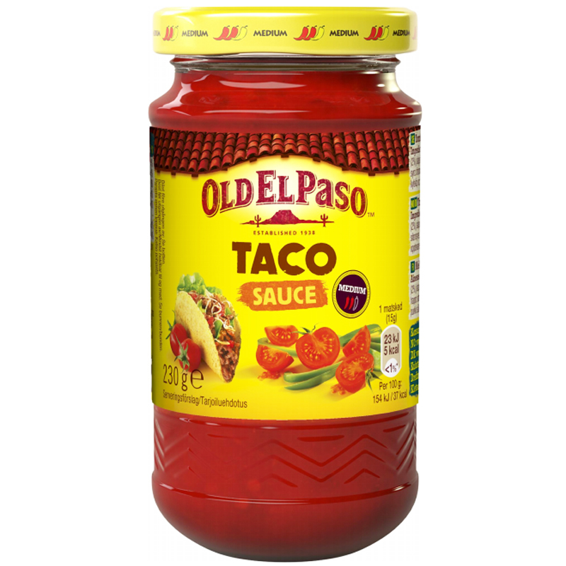 Tacosås "Medium" 230g - 33% rabatt