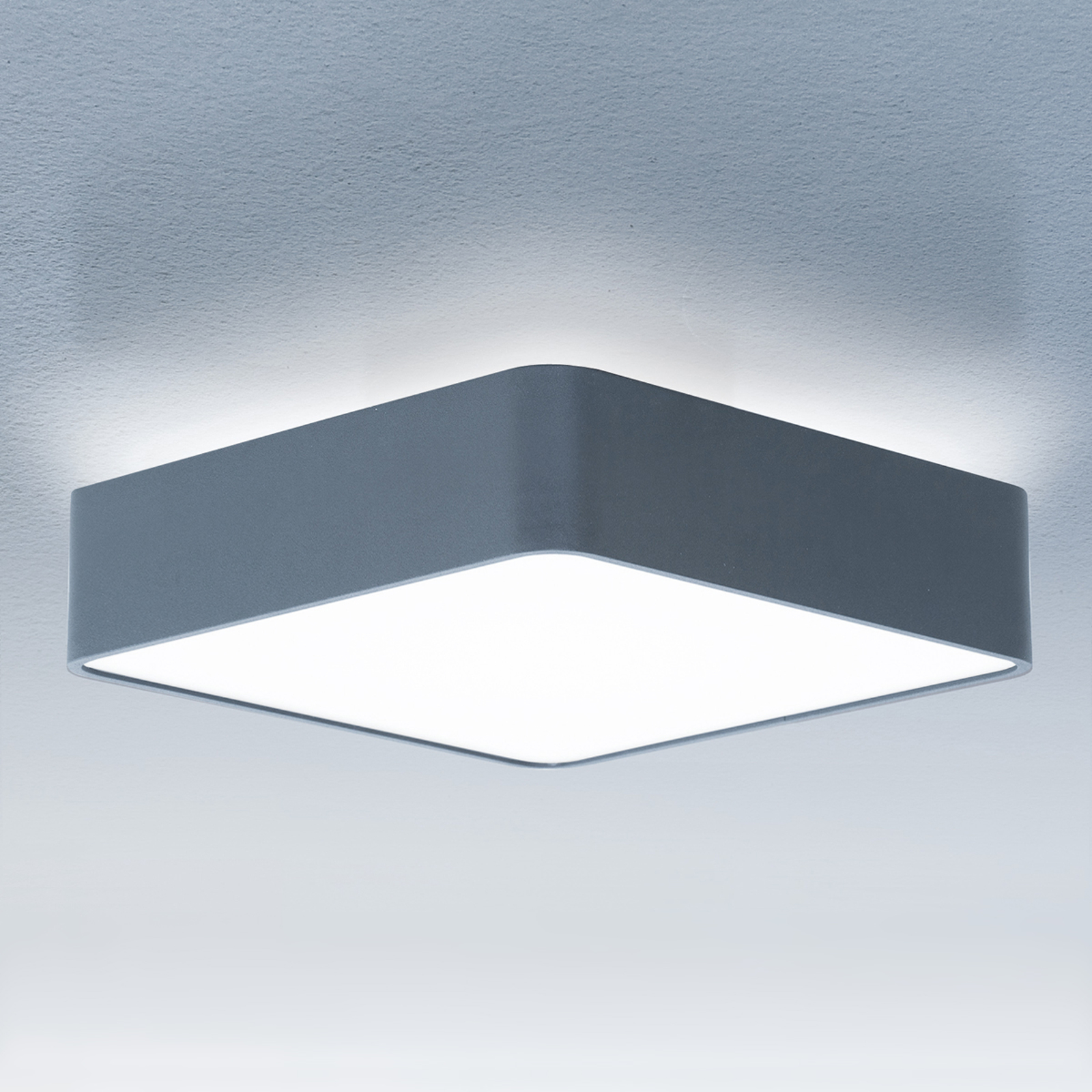 Nelikulmainen kattovalaisin LED Caleo-X2 uw 43 cm