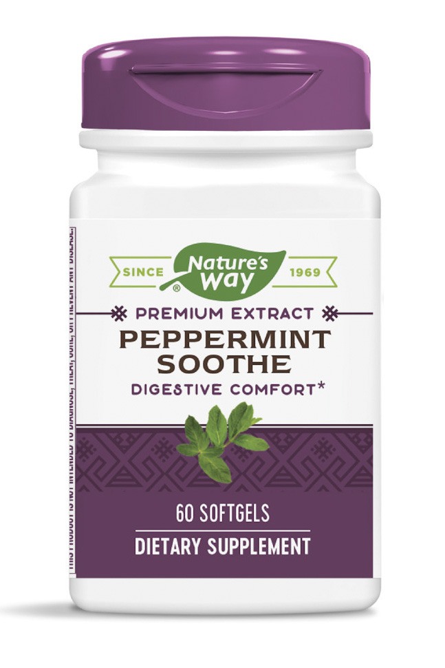 Nature's Way - Peppermint Soothe Digestive Comfort - 60 Softgels