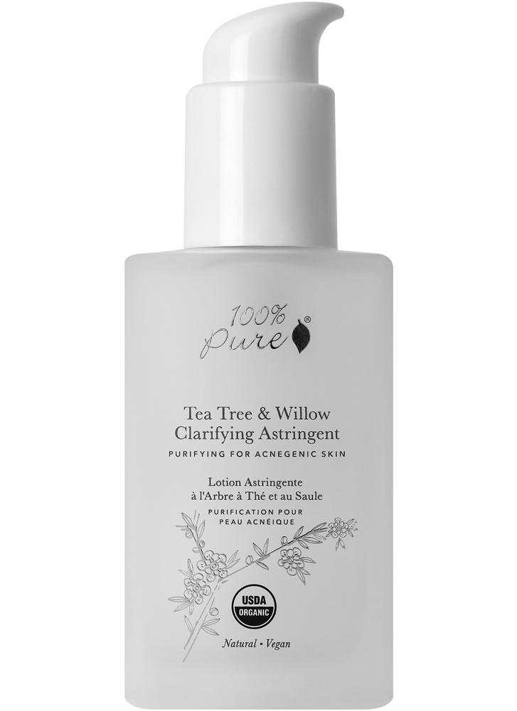 100% Pure Tea Tree & Willow Clarifying Astringent