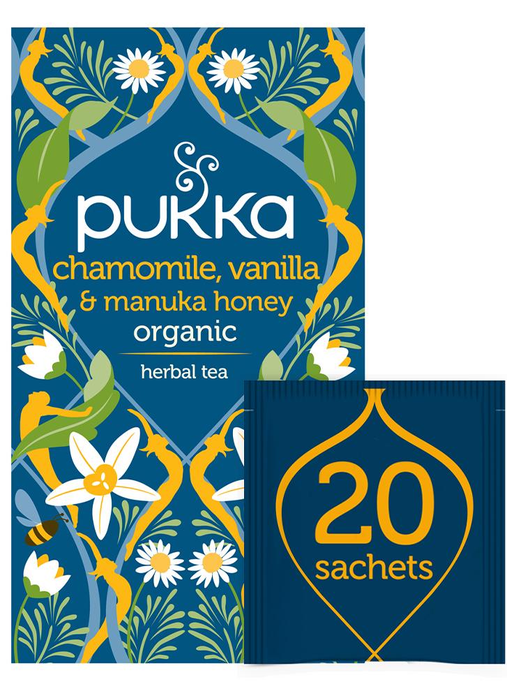 Pukka Chamomile Vanilla & Manuka Honey Tea