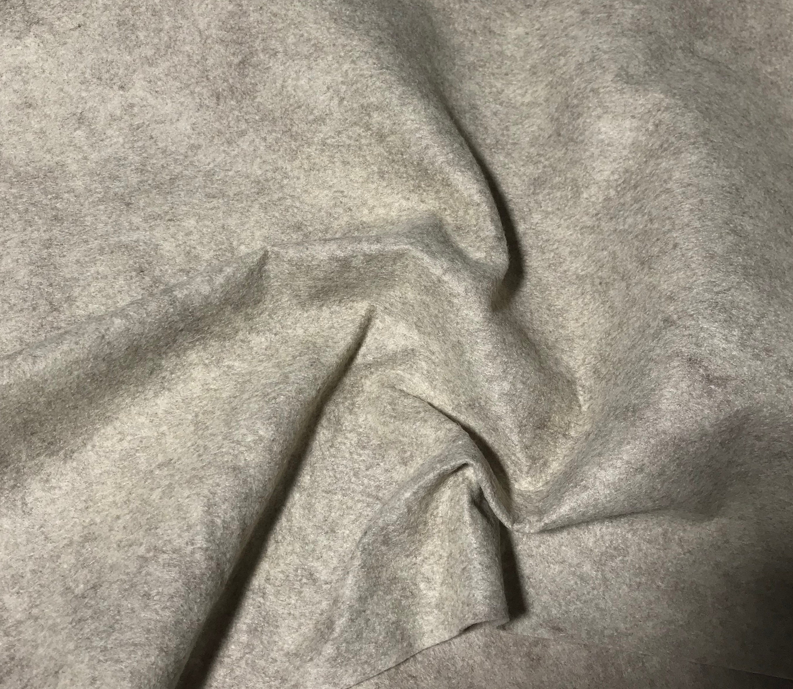 Sandstone Gray - Wool /Rayon Blend Felt Fabric
