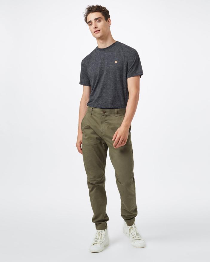 Tentree Men's Twill Everyday Jogger, Olive Night Green / 33