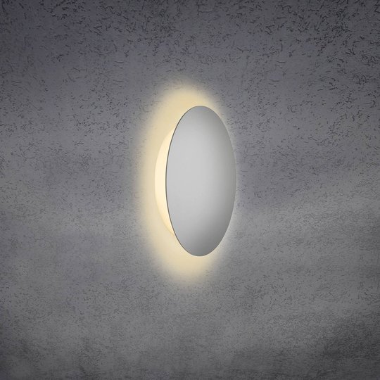 Escale Blade -LED-seinävalaisin, mattahopea Ø24 cm