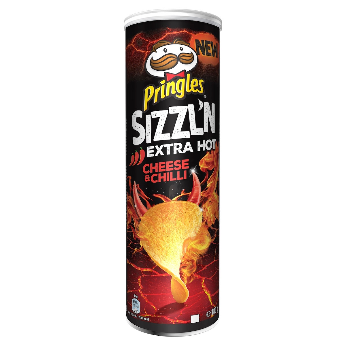 Pringles Sizzl'n Extra Hot Cheese & Chilli 180g