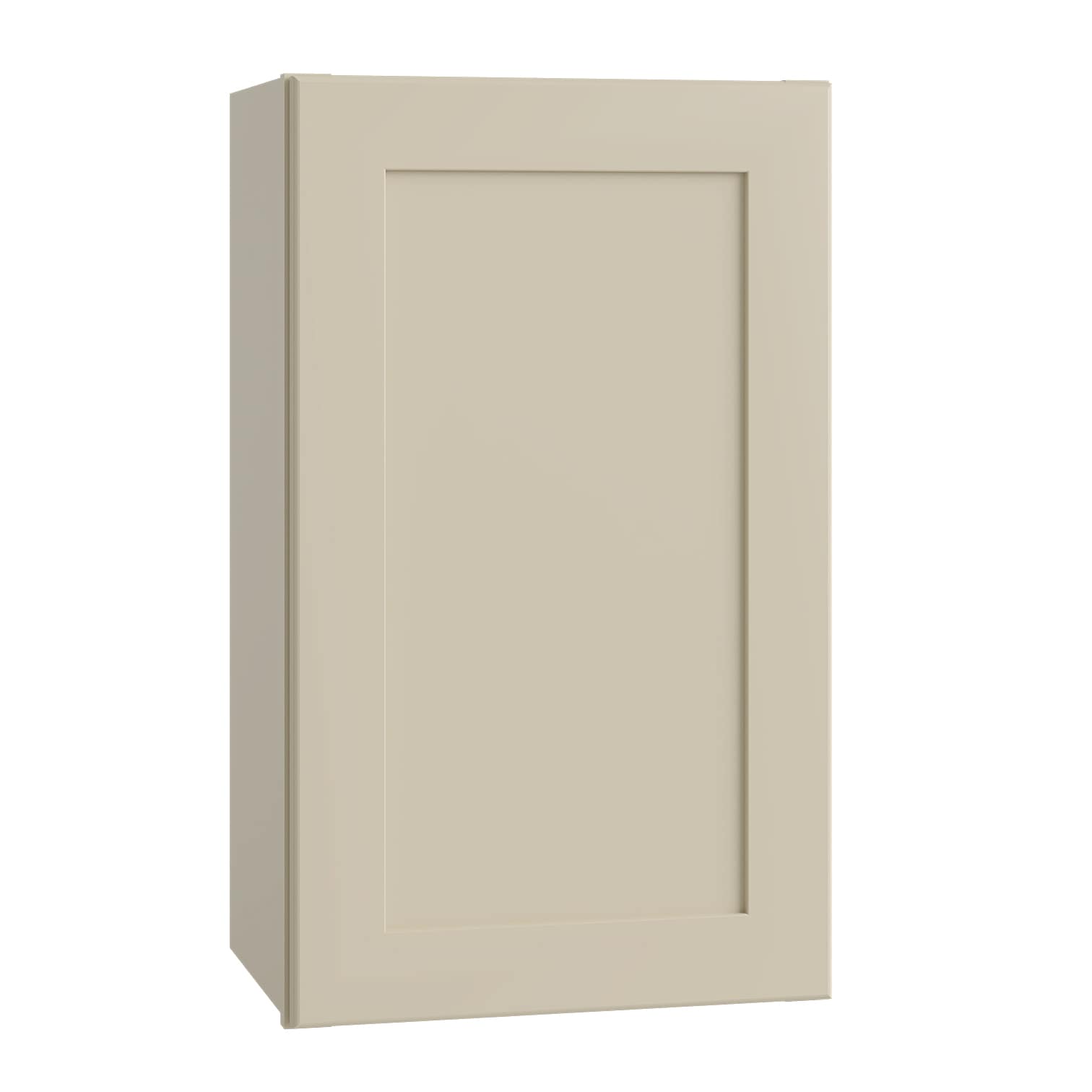 Luxxe Cabinetry 21-in W x 30-in H x 12-in D Norfolk Blended Cream Painted Door Wall Fully Assembled Semi-custom Cabinet in Off-White | W2130L-NBC