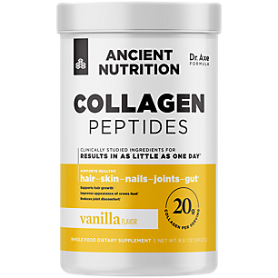 Collagen Peptides Powder - Hair, Skin, Nails & Joint Support - Vanilla (8.51 oz. / 12 Servings)