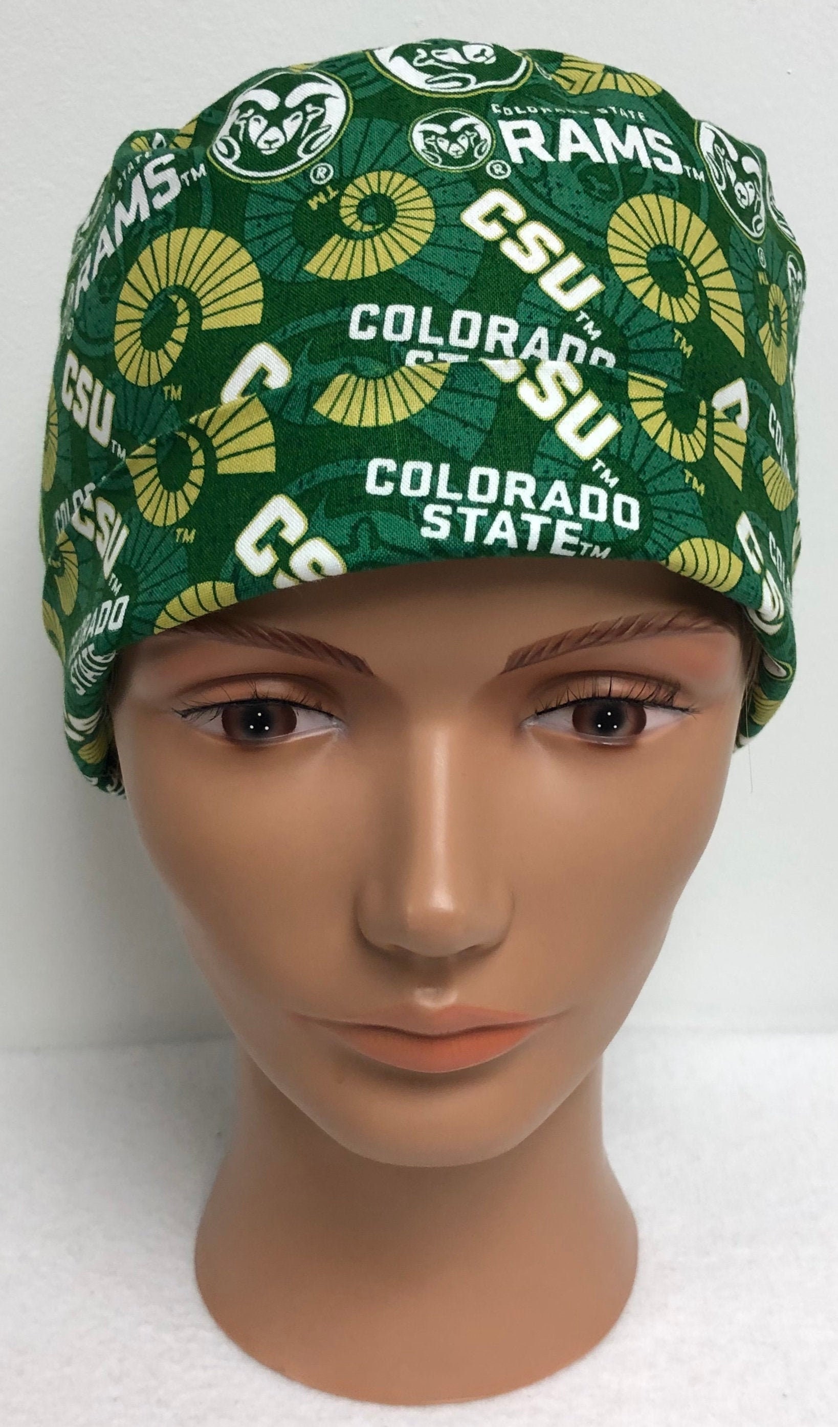 Colorado State Rams - Adjustable, Fold Up Scrub Hat