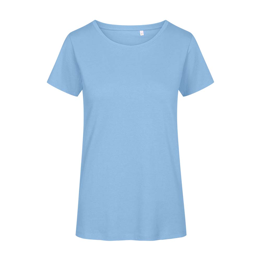 Premium Organic T-Shirt Damen, Hellblau, L
