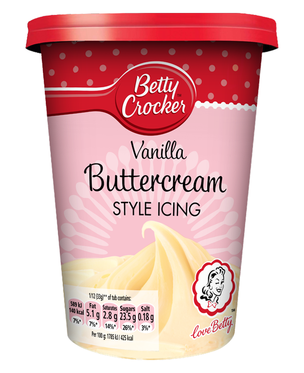 Betty Crocker Vanilla Buttercream Icing 400g