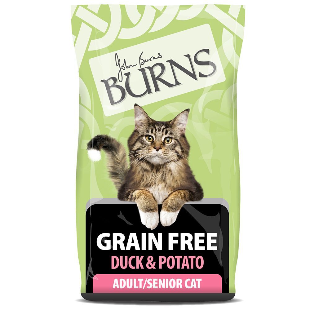 Burns Grain Free Adult Dry Cat Food - Duck & Potato - 5kg