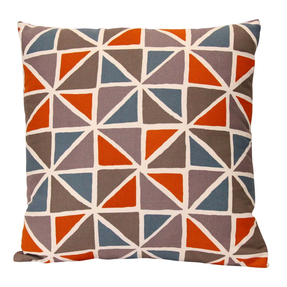 HomeRoots Victoria Assorted Sizes Orange and Blue Blend Indoor Decorative Pillow | 373357