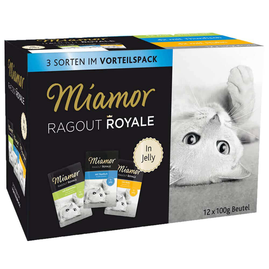 Kaufen Miamor Nassfutter Ragout Royale in Jelly Multibox Huhn Thunfisch und  Kaninchen online shop | Work-Labs.at