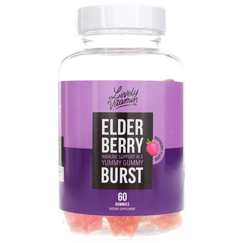 Lively Vitamin Co Elderberry Burst Gummies 60 Gummies