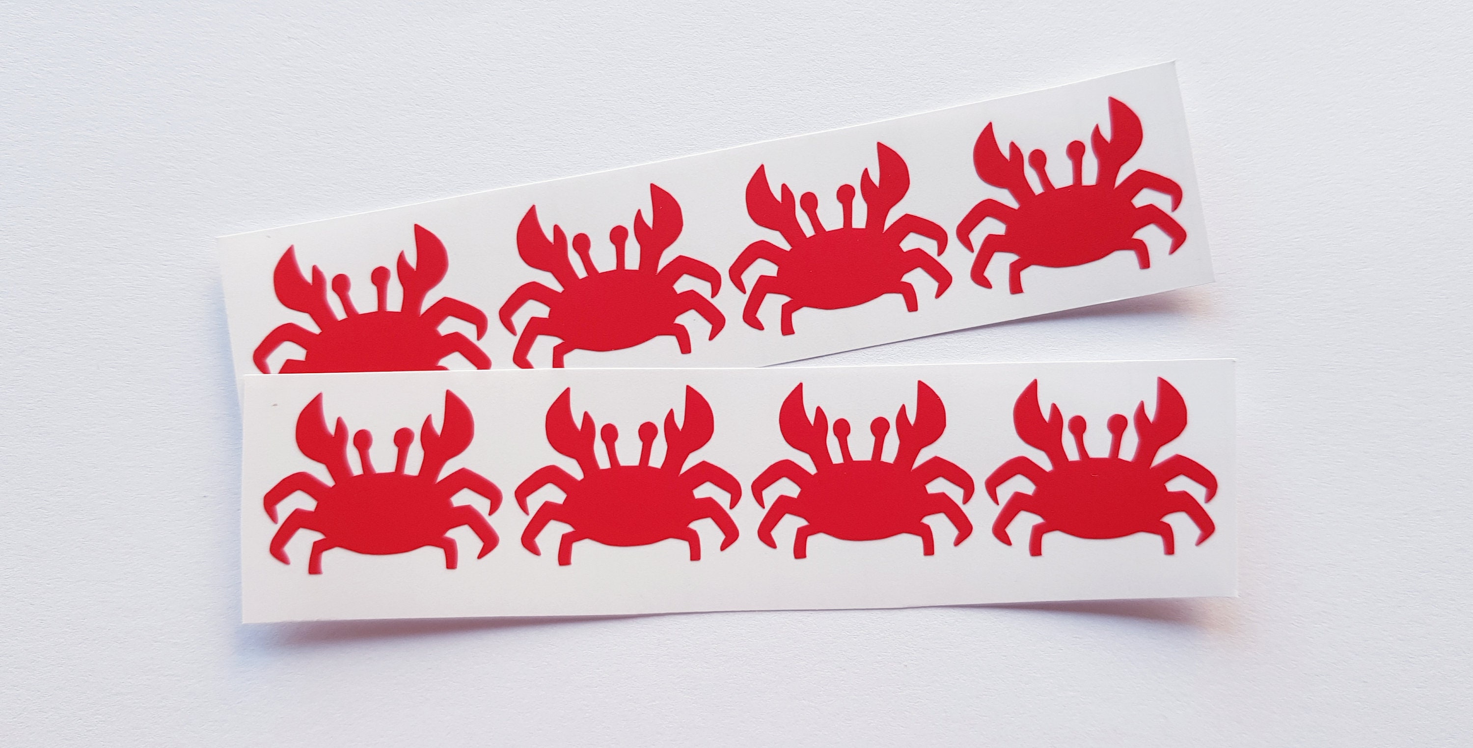 20 Crab Seafood Menu Stickers