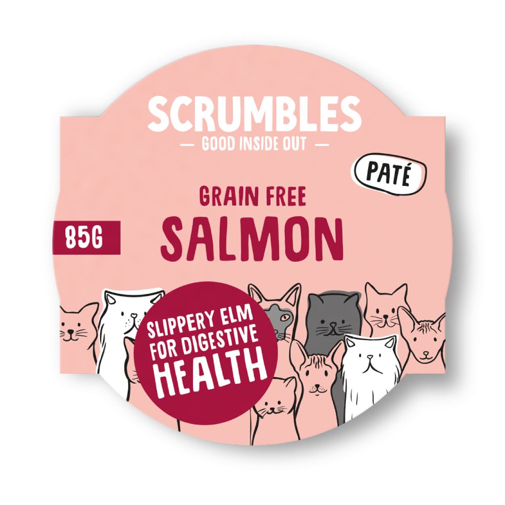 Scrumbles Grain Free Salmon Wet Cat Food - Saver Pack: 16 x 85g
