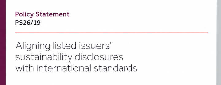 FCA Changes Sustainability Reporting Rules for Listed Companies