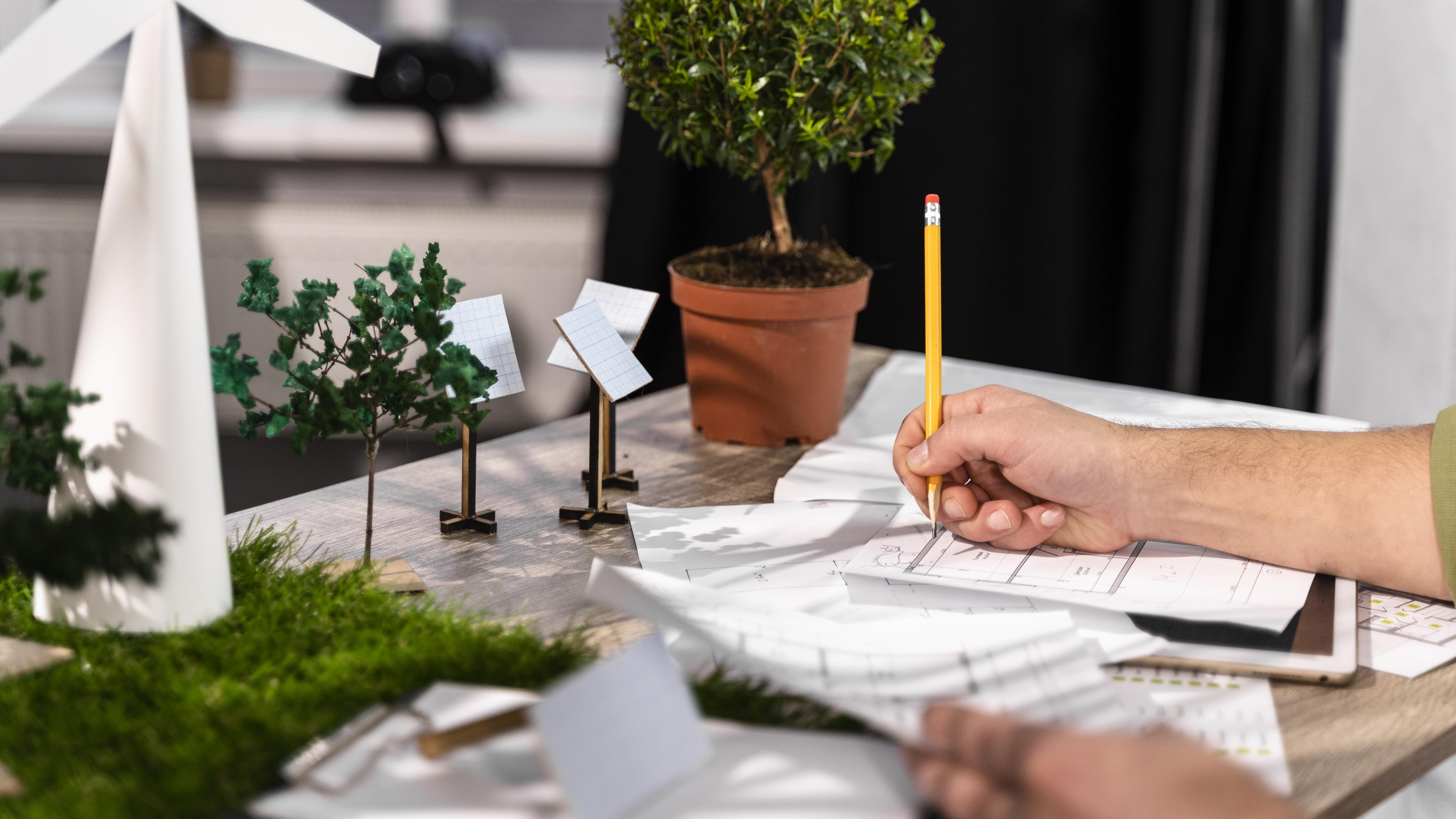 side-view-man-working-eco-friendly-wind-power-project-with-paper-plans