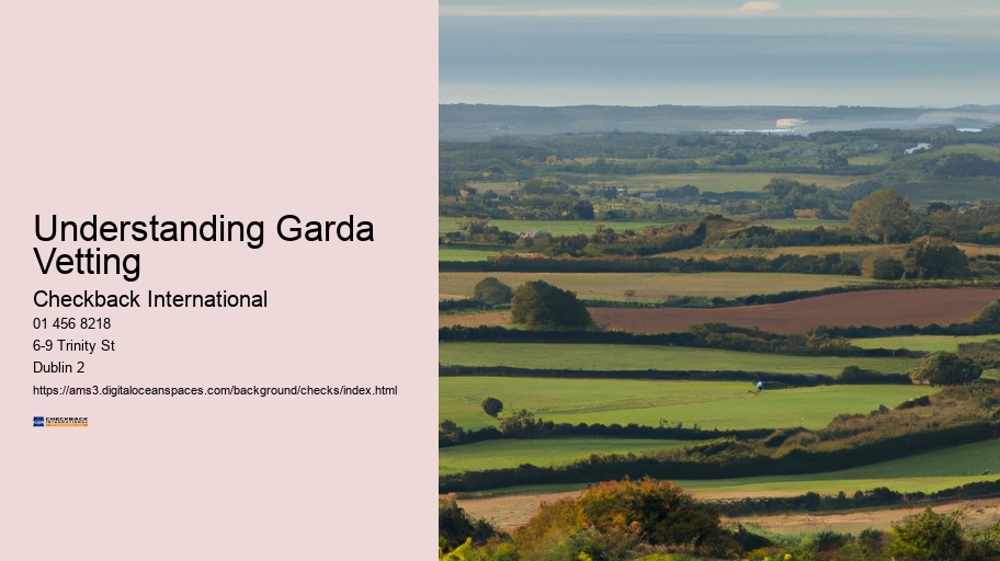 Understanding Garda Vetting