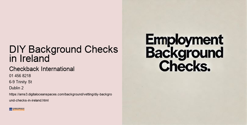 DIY Background Checks in Ireland