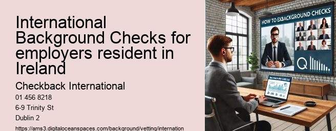 International Background Checks for employers resident in Ireland