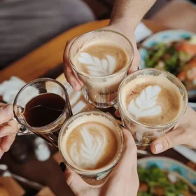 Levend Monopoly_Ontvangstkoffie koffie met vrienden