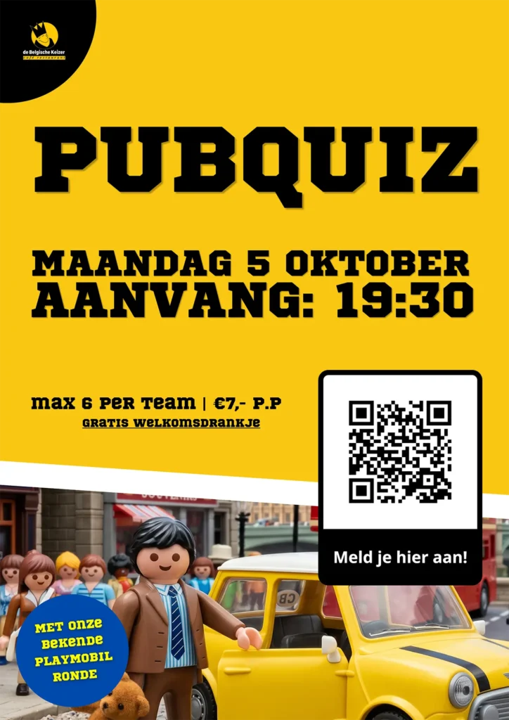Pubquiz oktober poster