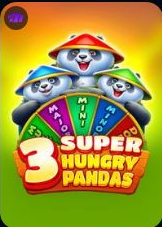 3 Super Hungry Pandas -