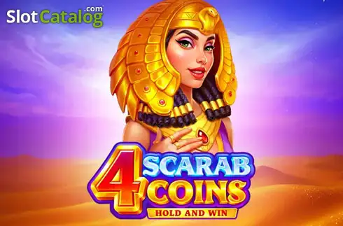 4 Scarab Coins -