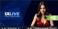 1x Triple Card Poker -
