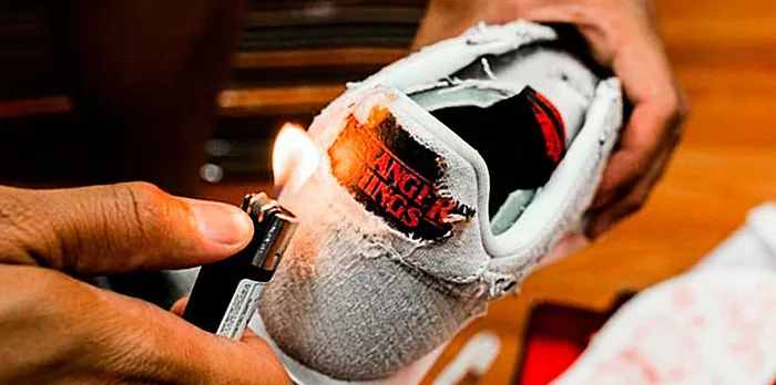 Collaborazione Nike x The Stranger Things. Queste scarpe da ginnastica dovranno essere date alle fiamme