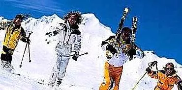 Ski Alpen: gaya hidup aktif