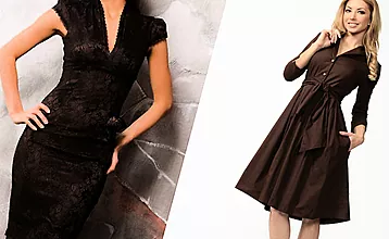 Brun klänning: hur man skapar ett originellt utseende för alla tillfällen
