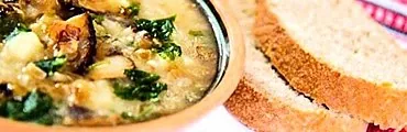Como cozinhar sopa de campo com painço?