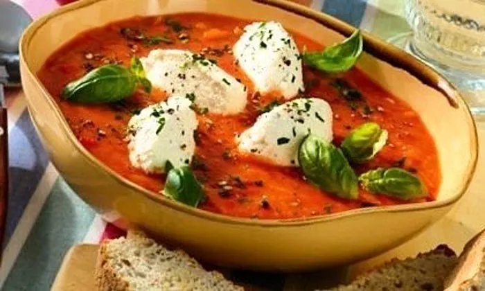سوپ گوجه فرنگی پوره - شیک ، خوشمزه و سالم