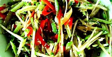 Recepten voor groene radijssalade