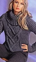 Sweater wanita rajutan hangat: fesyen 2015