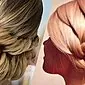 مدل های مو با موهای کشیده ، لطافت و عاشقانه در یک تصویر زنانه